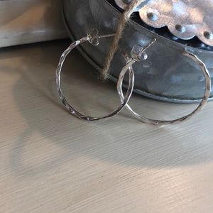 Silpada Jewelry - New Silpada Hammered Hoops Silpada Jewelry - New Silpada Hammered Hoops